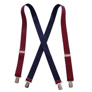 Checkered Suspenders Braces